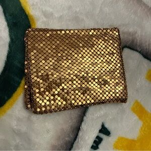 Whiting & Davis Gold Mesh Wallet